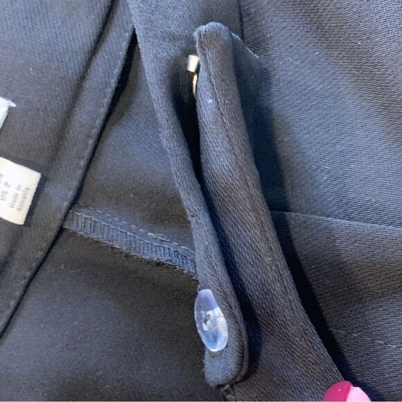 Topshop Diamante Trousers High Rise  Black Size 2 - Picture 7 of 12